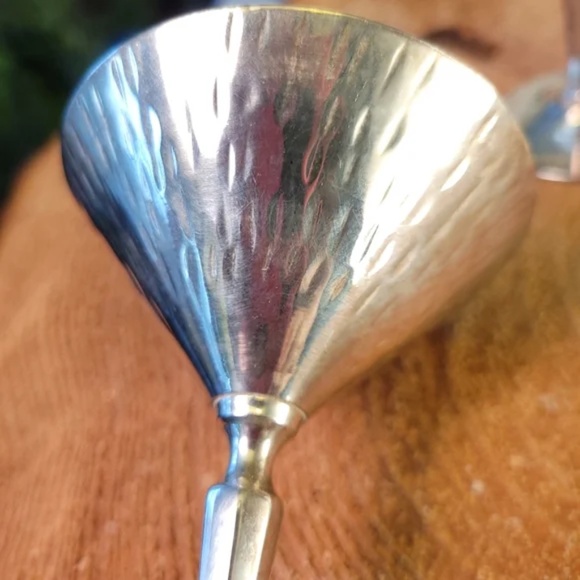 Rare Zodax Metal Aperitif Glasses - Picture 3 of 12